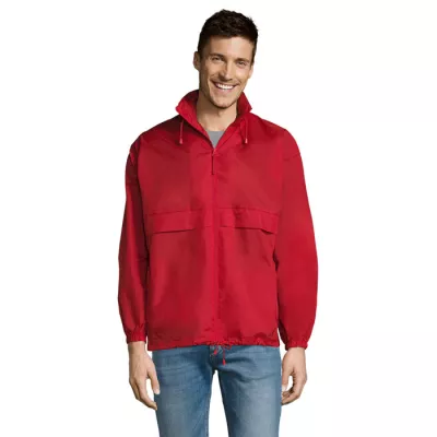 Kurtka wiatrówka unisex wodoodporna Sol's SURF - Czerwony (S32000-RD)