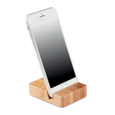 Stojak na smartfon bambusowy APOYA - Drewna (MO9693-40)