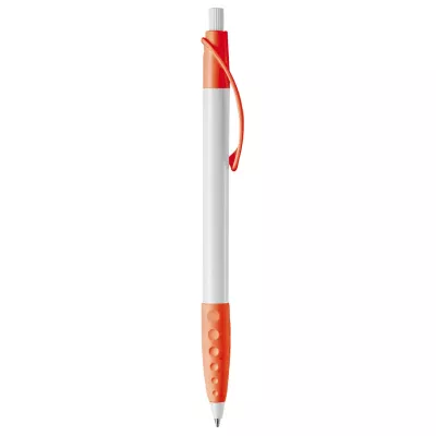 Długopis plastikowy (ABS) Cosmo - biało / pomarańczowy (LT87622-N0126)