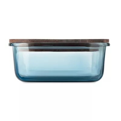 Lunchbox szklany 800 ml VITRIO LUNCH - Przezroczysty Niebieski (MO2750-23)