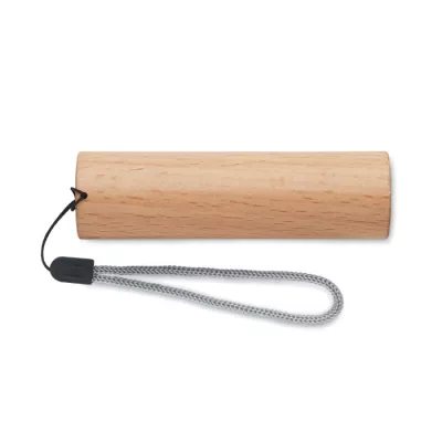 Latarka akumulatorowa z drewna bukowego 5W LITE - Drewna (MO2137-40)