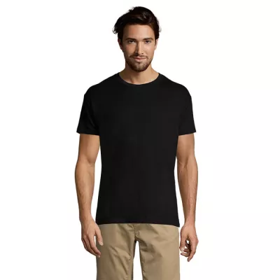 Koszulka unisex 150 g/m² Sol's TITAN - Czarny 2 (S04728-BB)