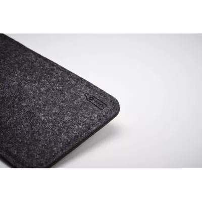 Etui na okulary z filcu RPET NIRSON - Kamienny Szary (MO6425-15)