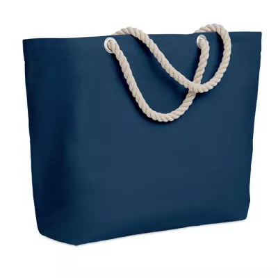 Torba plażowa bawełniana 220 g/m² MENORCA - Niebieski (MO9813-04)