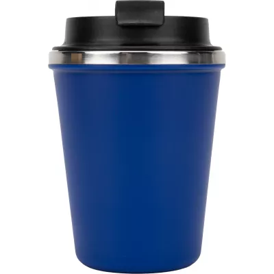 Kubek termiczny 350 ml z powłoką z recyklingu METODY - granatowy (8496244)