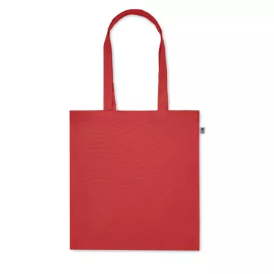 Torba z bawełny organicznej 220 g/m² BENTE COLOUR - Czerwony (MO2197-05)