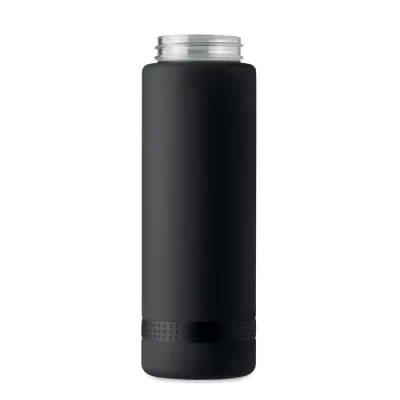 Butelka sportowa z RPET 1000 ml LEVEL - Czarny (MO2409-03)