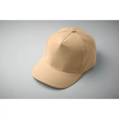 Czapka z daszkiem 5-panelowa z bawełny 180 g/m² SUNNY - Kosc Sloniowa (MO2345-53)