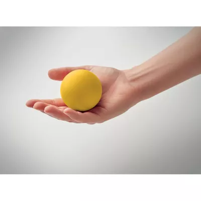Piłka gumowa do odbijania 6 cm FUNBALL - Zólty (MO2931-08)