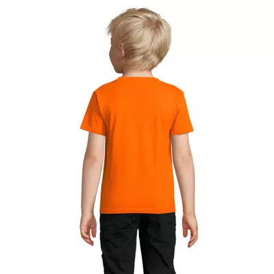 Koszulka dziecięca organiczna Sol's PIONEER KIDS - Pomaranczowy (S03578-OR)