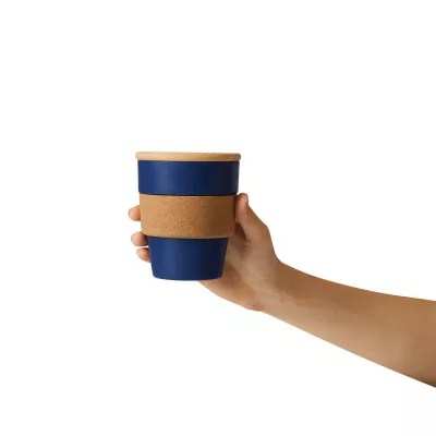 Kubek podróżny TRAVEL GRIP - granatowy (56-0304566)