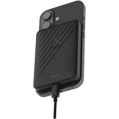 Xtorm Go2 powerbank o mocy 15 W i pojemności 5000 mAh z szybkim ładowaniem - Czarny (12460290)