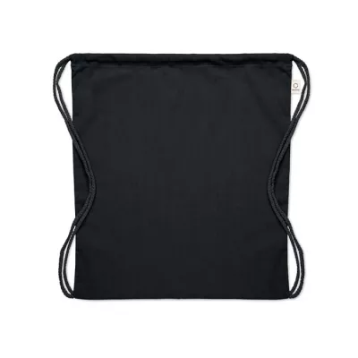 Worek z recyklingu 140 g/m² CABETRI COLOUR - Czarny (MO2402-03)