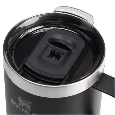 Kubek kempingowy Stanley Everyday 350 ml ze stali nierdzewnej - Czarny (10094990)
