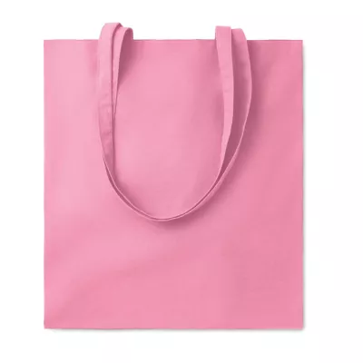 Torba bawełniana 38x42 cm 140 g/m² COTTONEL COLOUR + - Dziecięcy Róż (MO9268-11)