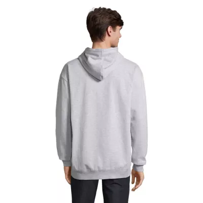 Bluza rozpinana z kapturem Sol's CARTER - Szary Melanż 2 (S03812-GY)