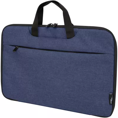 Libra etui na laptopa 2 w 1 o pojemności 3 l wykonane z materiałów z recyklingu z certyfikatem GRS - Granatowy melanż (13008555)