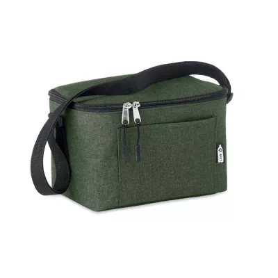 Torba termiczna na 6 puszek z RPET CUBA - Ciemnozielony (MO6150-60)