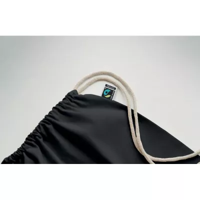 Worek Fairtrade 180 g/m² OSOLE DRAW COLOUR - Czarny (MO2591-03)