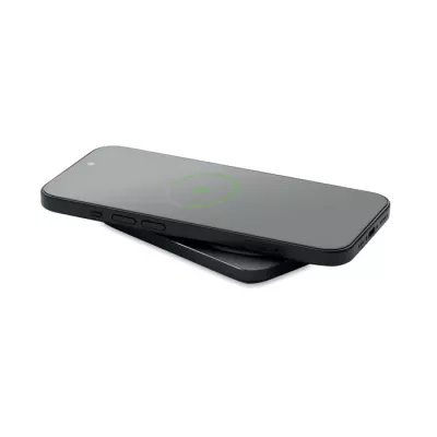 Powerbank magnetyczny ultracienki 5000 mAh SLIMVOLT - Czarny (MO3178-03)