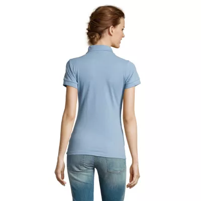 Koszulka polo damska 200 g/m² Sol's PRIME WOMEN - Sky Blue Pique (S00573-SP)