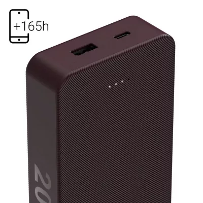 Power bank 20000 mAh Hama Power Pack - burgund (VH024-12)