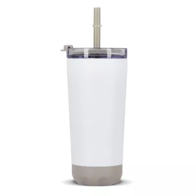 Kubek termiczny InSideOut ze stali nierdzewnej o podwójnych ściankach, 600 ml - biały (LT57017-N0001)