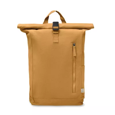 Plecak z bawełny z recyklingu 390 g/m² KAMET - Ochre (MO2552-78)