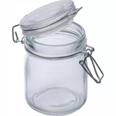 Słoik szklany 150 ml FABIO - przeźroczysty (8262266)