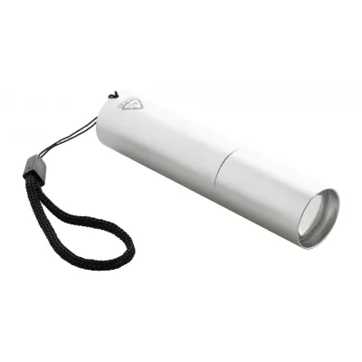 Chargelight Tone latarka akumulatorowa z recyklingowanego aluminium - srebrny (AP864122-21)