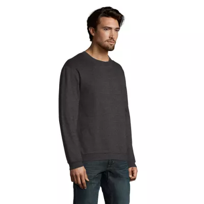 Bluza męska z okrągłym dekoltem 260 g/m² Sol's SPIDER - Charcoal Melange (S01168-CE)