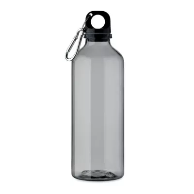 Butelka z RPET z karabińczykiem 500 ml MOSS RE500 - Przezroczysty Szary (MO2803-27)