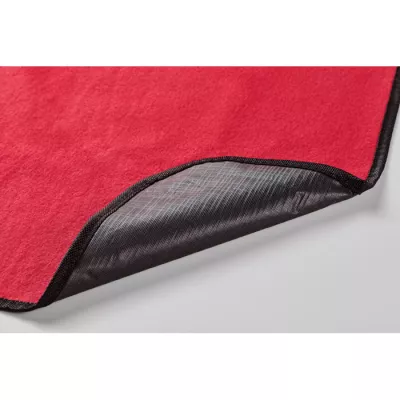 Koc piknikowy polarowy RPET 200x200 cm 150 g/m² COSTA - Czerwony (MO2978-05)