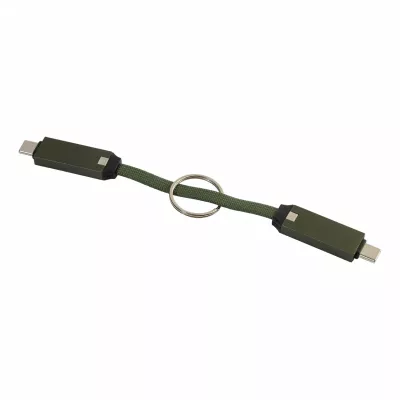 Keycab přívěsek na klíče 60W kabel USB-C - ciemno zielony (AP864151-07A)
