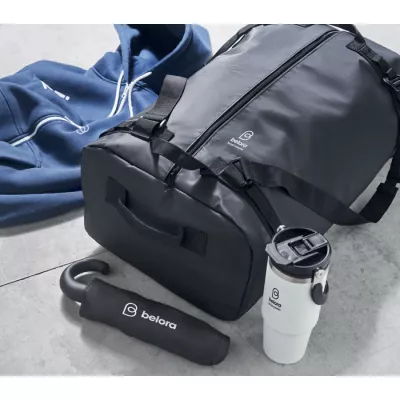 Torba podróżna z tarpauliny z funkcją plecaka MOUNTAIN - Czarny (MO2579-03)