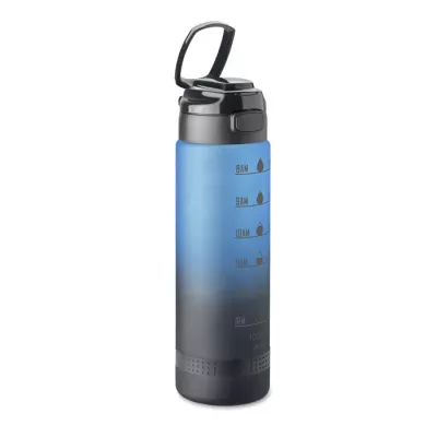 Butelka sportowa z RPET 1000 ml LEVEL - Niebieski (MO2409-04)