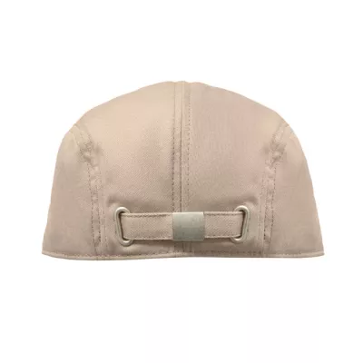 Czapka kaszkiet z bawełny twill 235 g/m² FLAT PEAK - Bezowy (MO2850-13)