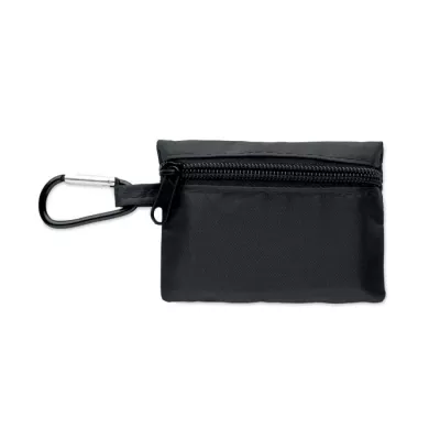 Apteczka kompaktowa w etui z RPET CAREONE - Czarny (MO2819-03)
