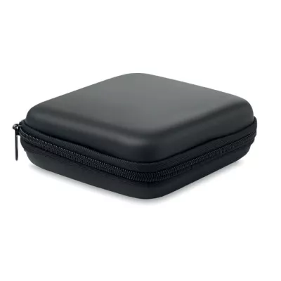 Zestaw akcesoriów z powerbankiem 4000 mAh POWERSET - Czarny (MO8827-03)