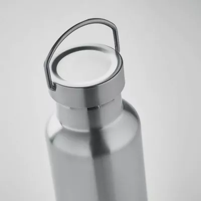 Butelka termiczna z recyklingu 500 ml FLORENCE - Srebrny Mat (MO2107-16)