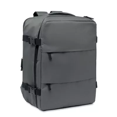 Plecak kabinowy rozciągliwy 15" RPET 20 l ASPEN - Kamienny Szary (MO3195-15)