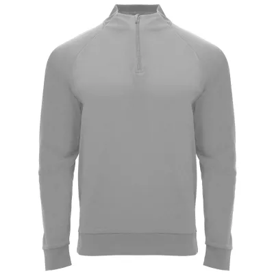 Epiro bluza unisex z długim rękawem i zamkiem błyskawicznym 1/4 200 g/m² - Szary (R1115-GREY)