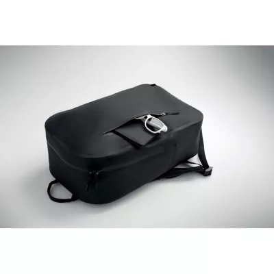 Plecak na laptop 16" wodoodporny RPET BRENNA - Czarny (MO2600-03)