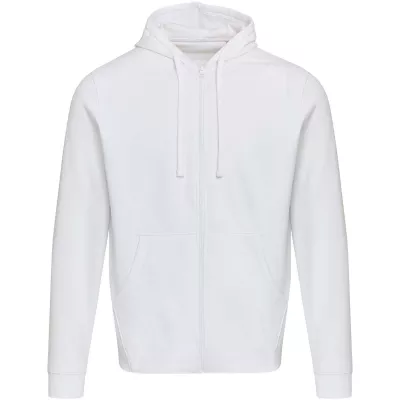 Jasper bluza unisex z kapturem z materiału organicznego pochodzącego z recyklingu z certyfikatem OCS, o gramaturze 280 g/m² - Biały (39666-WHITE)