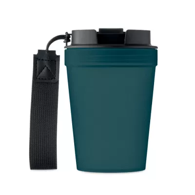 Kubek z PP z paskiem 300 ml ISFORDEN TUMBLER - Francuski Granat (MO2670-85)
