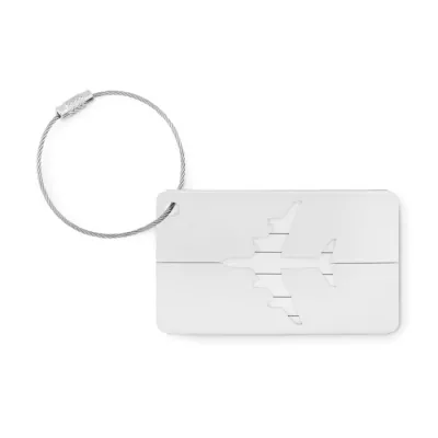 Zawieszka na bagaż aluminiowa FLY TAG - Srebrny Mat (MO9508-16)