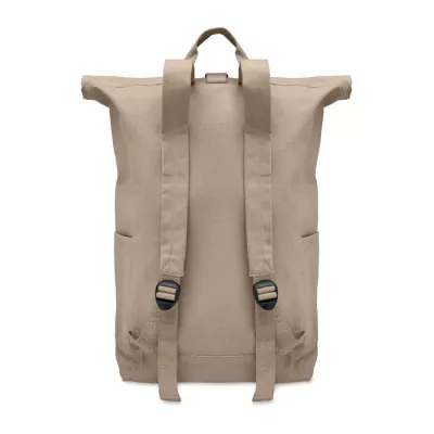Plecak z bawełny z recyklingu 390 g/m² KAMET - Khaki (MO2552-39)