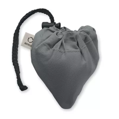 Torba składana z recyklingu 140 g/m² CARRIE COLOUR - Kamienny Szary (MO2487-15)