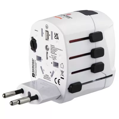 Adapter podróżny Skross for Hama Pro - biały (VH050-02)