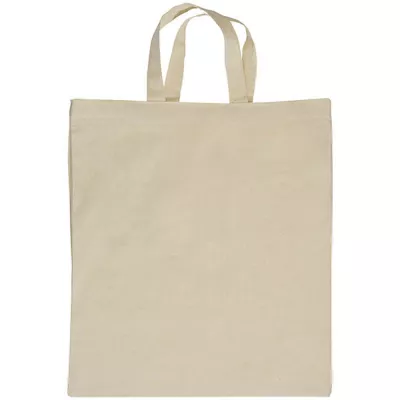 Torba bawełniana 140 g/m²,38x41cm z krótkimi uszami - naturalny (6254706)